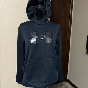 Under Armour Midnight Black Pullover with Metallic glitter logo